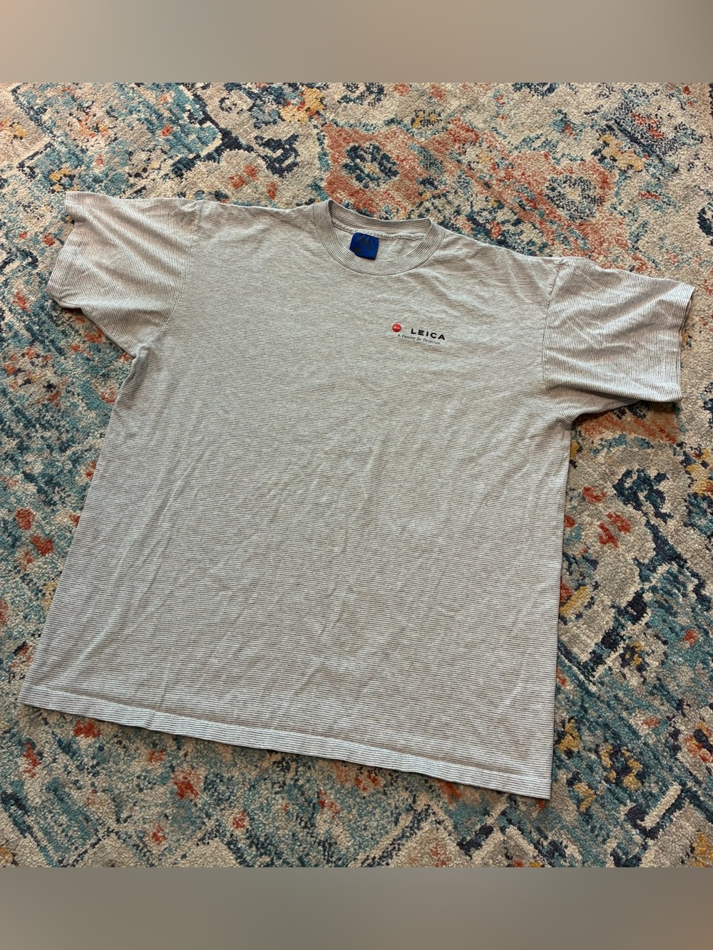 Leica Camera Men's Gray Logo T-Shirt